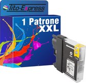PlatinumSerie 2x inkt cartridge alternatief voor Brother LC980 Black