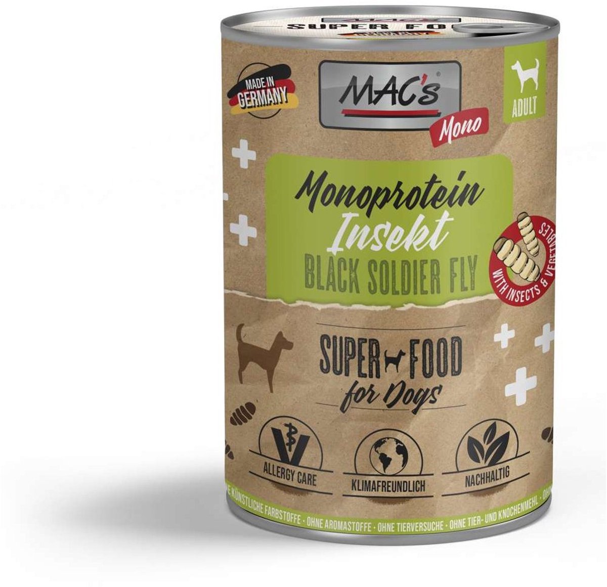MACs MAC's DOG - Monoproteïne insecten - 6x375g