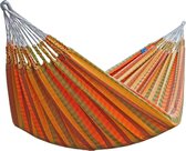 Potenza® COLOMBIAANSE hangmat - 2 persoons - EXTRA STEVIG - UV bestendig katoen - - Morena curcuma