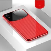 Hardcase - iPhone XR - Acrylspiegeloppervlakte - Rood - USAMS