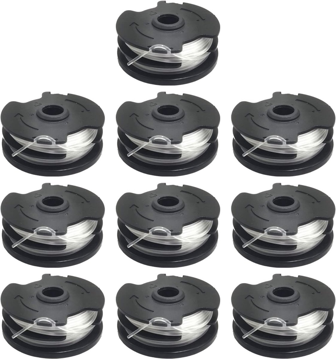 Vervangende Draadspoelen voor Snaartrimmer - Automatische Doorvoer, 1,65 mm (10 Stuks)