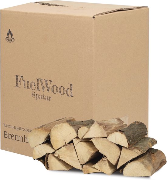 Bal van 25 cm geëtuveerde houtblokken G1-2000 DM3 - Eik/Beuk - HOUT PALLET
