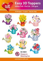 Easy 3D Topper Bloemen in Gieters