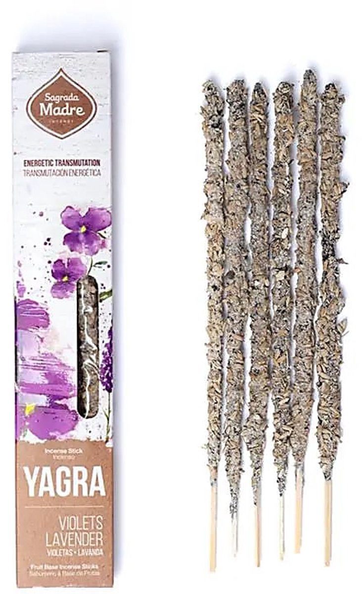 Sagrada Madre Yagra wierook Viooltjes & Lavendel