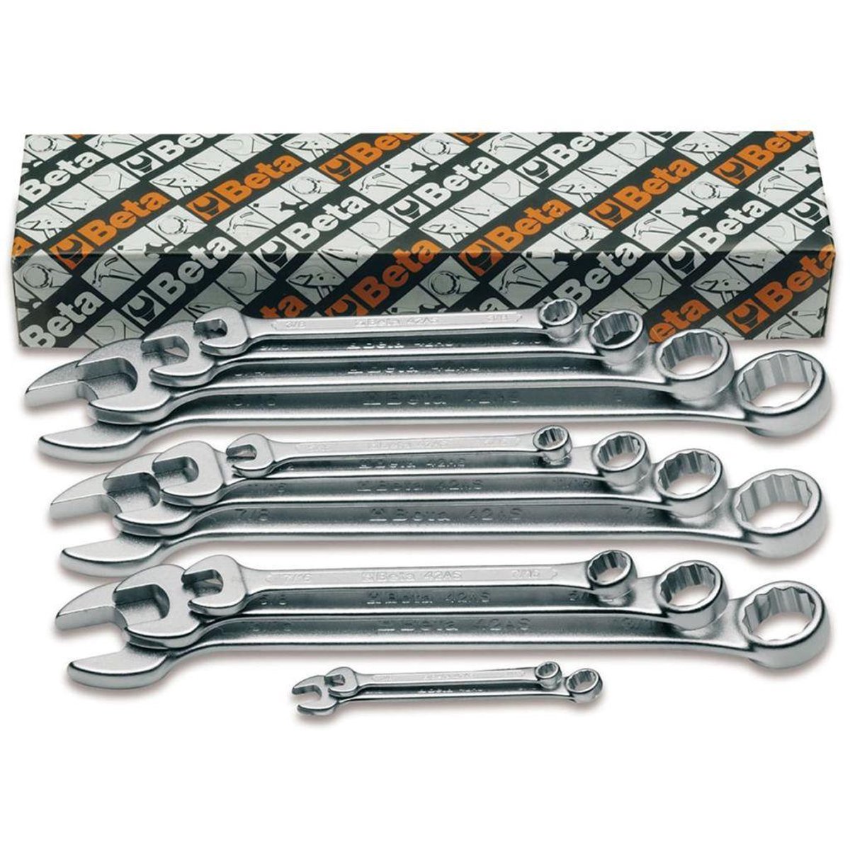 Beta Tools ringsteeksleutelset 13 stuks 42AS/13 Steel 000420163