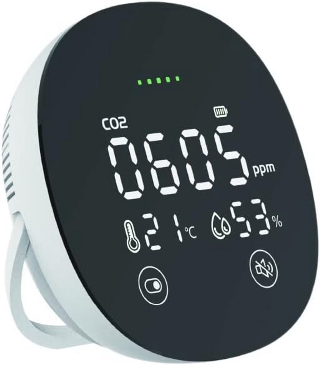 CO2 Detector met LCD Scherm voor Veiligheid Binnen