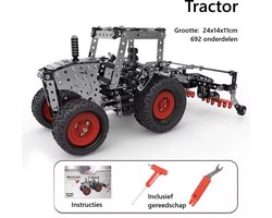 Bouwpakket Tractor (692 Onderdelen) - DIY Modelbouw - Beweegbaar