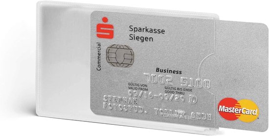 QWORK® verzamelkaartdoos, ruilkaartdoos, PU-lederen