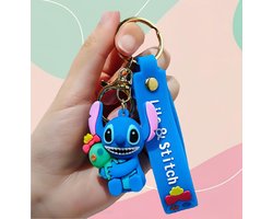 Disney Lilo en Stitch Scrump Cartoon sleutelhanger - pvc - Tas - Sieraden - Kindergeschenken - Sleutelhanger voor Tassen & Sleutels