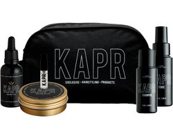 KARP The Exclusive Beard (gift) set - Baardolie & Baardbalsem - Shampoo - Tonic - Parfum - Gratis Toilettas – Complete Luxe Baardverzorging voor Mannen - vaderdag cadeau - baard bundel - volledige baard routine - alles voor je baard - Vaderdag Set