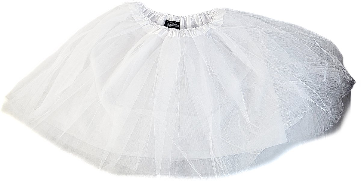 BamBella® - Onesize - Wot tule rok poffig Tulle laagjes rokje rok dames