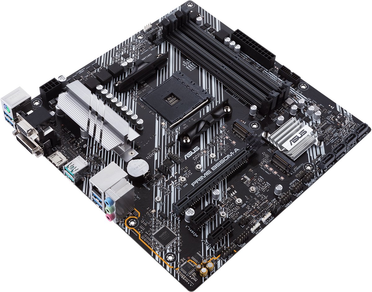 Asus Prime B550M-A - Moederbord - Micro-Atx - Amd B550 - Socket Amd Am4 - afbeelding 2