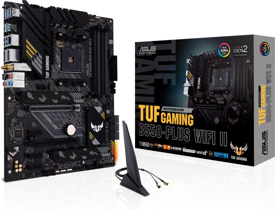 Motherboard Asus TUF GAMING B550-PLUS WIFI II AMD AM4 AMD AMD B550
