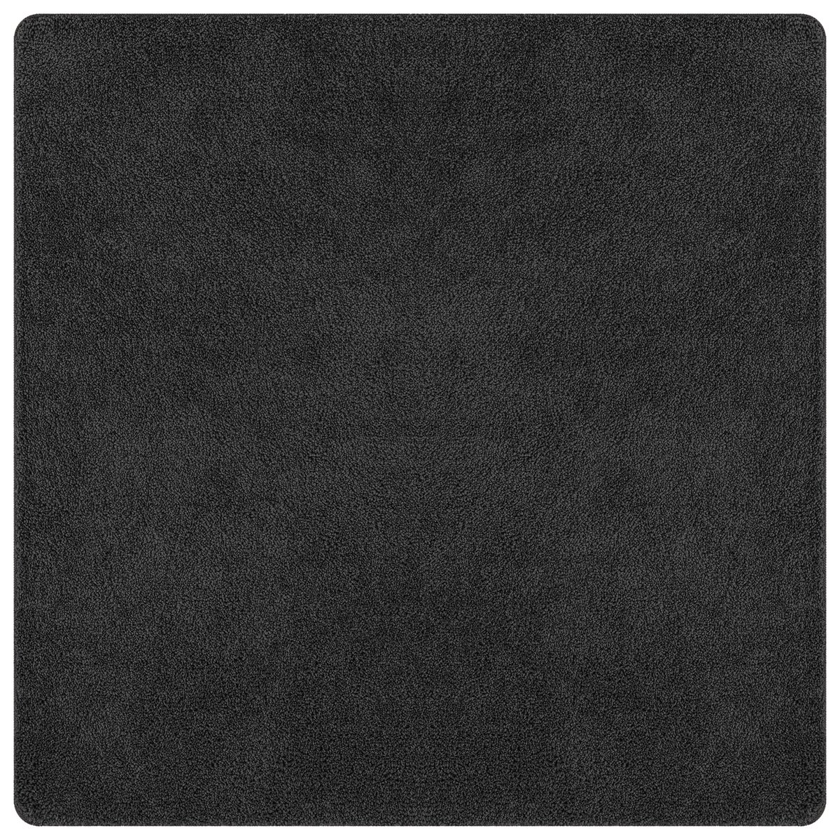 vidaXL Antislip - Shaggy - Tapijt - Donkergrijs - 120 - x - 120 - cm - PP