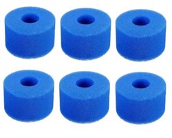 Voordeelpakket - 6 x uitwasbare jacuzzi filters - Geschikt voor Intex jacuzzi & Lay-z-Spa - Filter - Jacuzzi filter - Filters jacuzzi