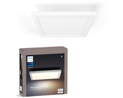 Philips Hue Aurelle paneellamp – warm- tot koelwit licht – wit – vierkant small