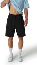 Short Smith & Solo pour homme, short confortable pour homme, short de survêtement en coton, noir
