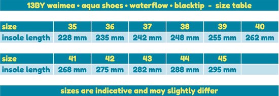 Waimea Aqua Shoes Waterflow - Blacktip - Noir - 35