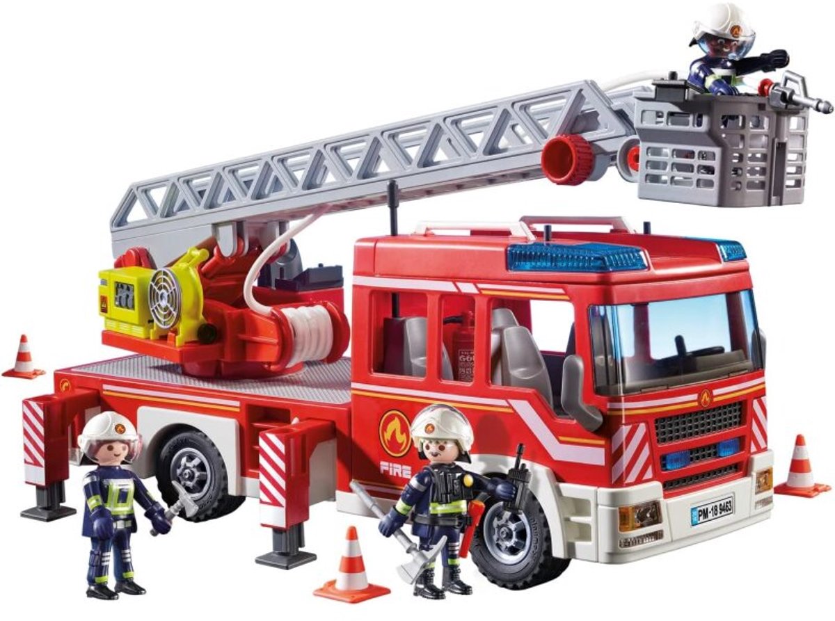 PLAYMOBIL City Action Brandweer ladderwagen - 9463 — afbeelding 23
