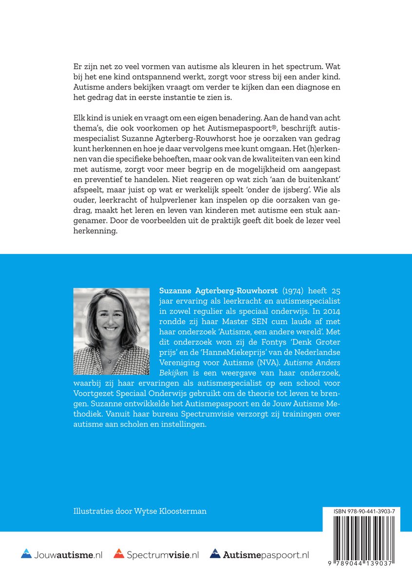 Autisme anders bekijken - back cover