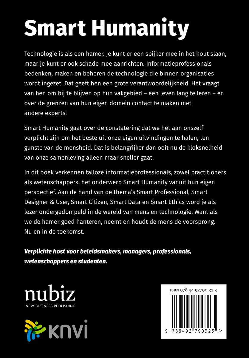 Smart Humanity - back cover