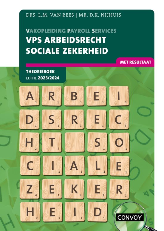 VPS Arbeidsrecht sociale zekerheid 2023/2024 Theorieboek - cover
