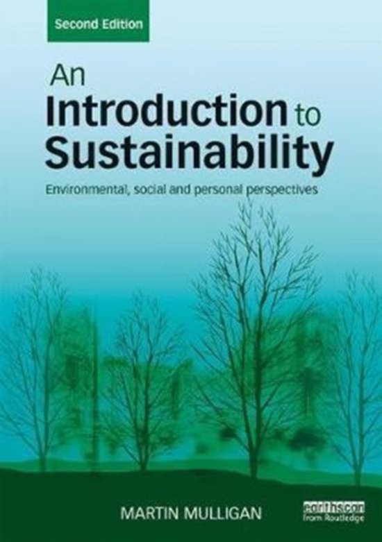 An Introduction to Sustainability - cover