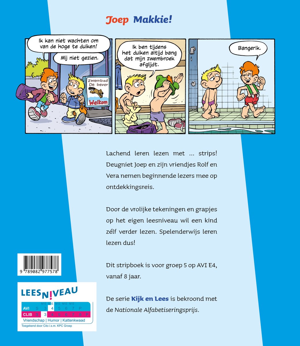 Kijk en Lees 7 - Joep Makkie! - back cover