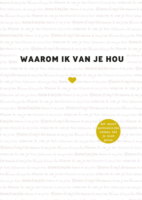 Waarom ik van je hou - cover
