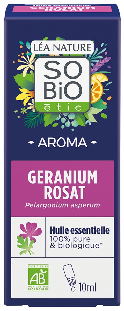 Léa Nature SO BIO étic Aroma Biologische Essentiële Olie Geranium Rosat 10 ml