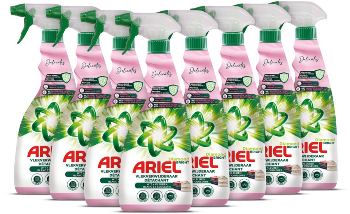 Goedkoopste 8x Ariel Vlekkenverwijderaar Delicate & Wool Spray 750 ml