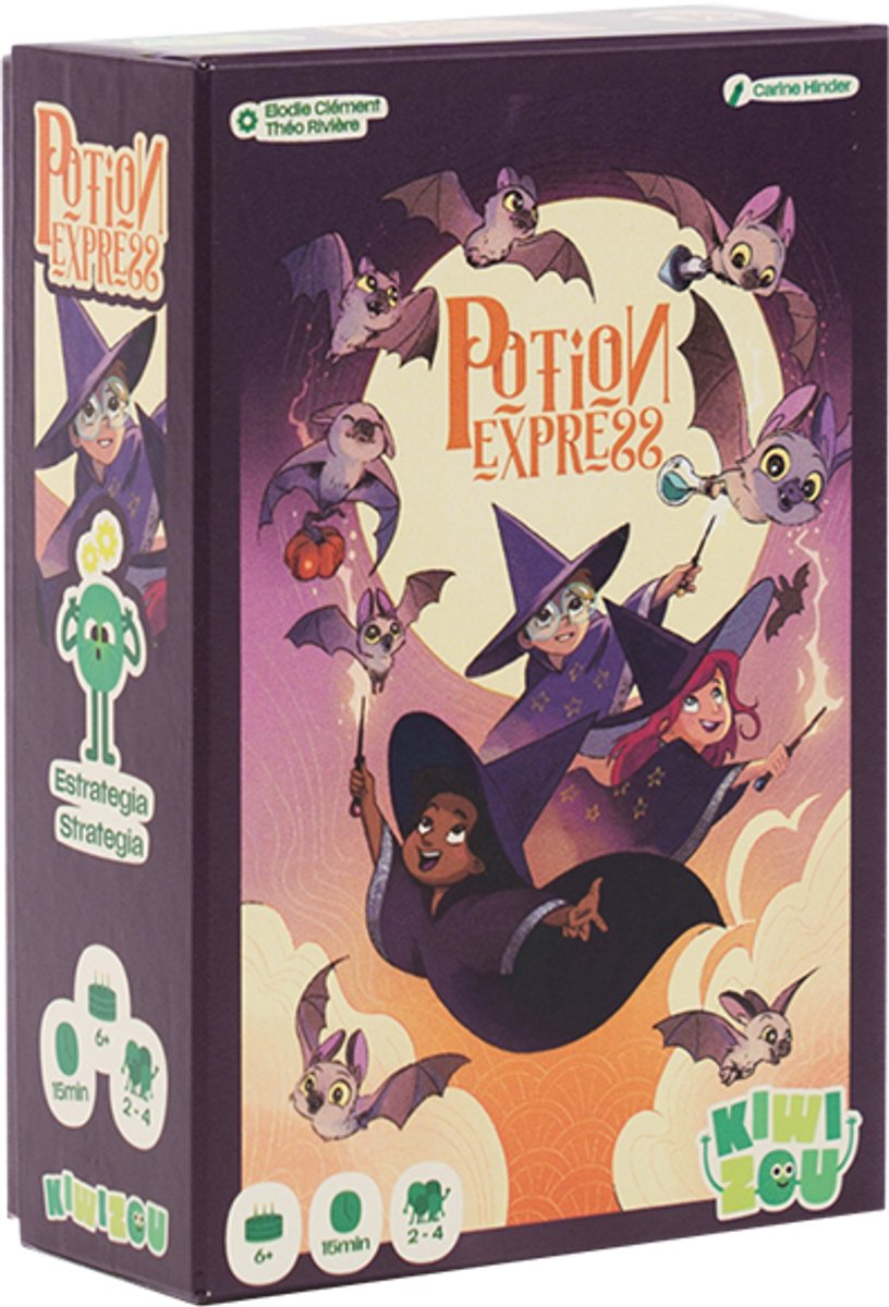 Potion Express - KIWIZOU - GERONIMO GAMES - KINDER SPEL - VANAF 6 JAAR - VAN 2 TOT 4 SPELERS