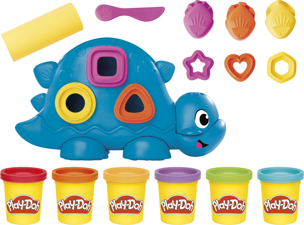Play-Doh Dino Vormen en Kleuren speelset - boetseerklei — afbeelding 3