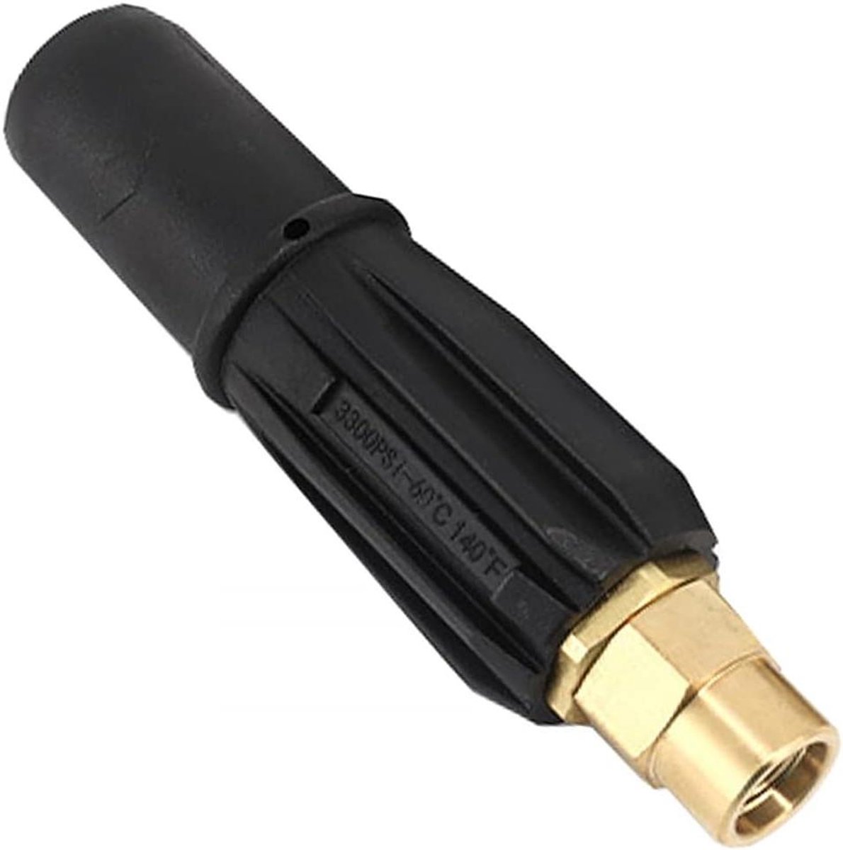 Hogedrukreiniger sproeikoppen koperen hogedrukwaterpistoolkop sneeuwschuimsproeiers voor zelfbedieningsreinigingsmachine autowasmachine schuimende snelplug (1/4 inch vrouwelijk)