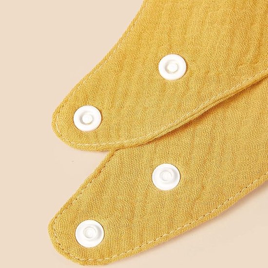 Slabbetjes - 7 Stuks - Badstof - Spuugdoekjes - Halsdoek Baby - Kwijl Slabbetjes - Met Verstelbare Drukknop - Kwijldoekjes - Absorberend / Zacht / Makkelijk Wasbaar - Voor Voeden / Kwijlen / Bescherming Van Kleding - Katoenen van Merkloos — afbeelding 3