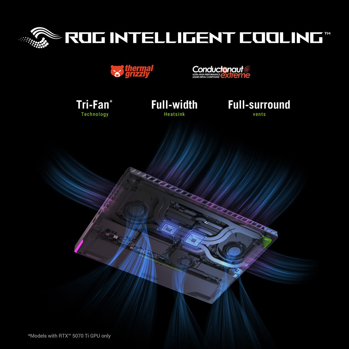ASUS ROG Strix G16 G614PP-S5032W - Gaming Laptop - 16 inch - RTX 5070 - 240 Hz — afbeelding 3