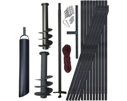 Grondboor en Plunscher Set voor Bodemonderzoek en Waterputten - 15m Diepte, Diverse Diameters