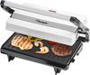 Bestron Contactgrill voor 2 Personen, Paninimaker met Vetopvangbak & antiaanbaklaag, 700 Watt, kleur: Wit