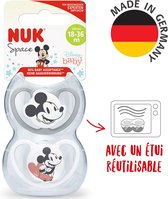 NUK Space Disney Baby sucettes 2 pcs. set 18-36 paniers