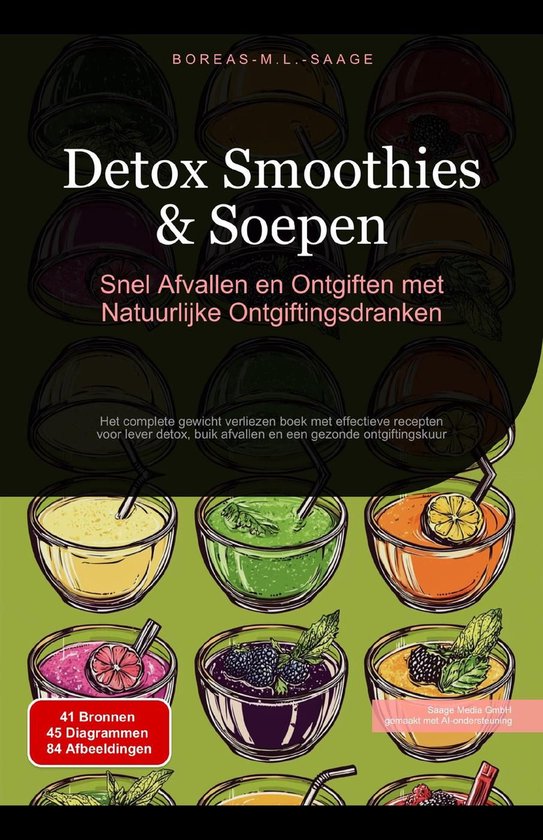 Detox Smoothies & Soepen: Snel Afvallen en Ontgiften met Natuurlijke Ontgiftingsdranken