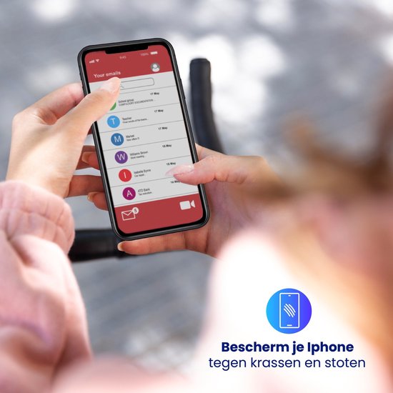 Prisma NL - iPhone 11 Pro - iPhone XS - iPhone X - Protecteur d'écran - Tempered Glass - Premium - Verre de protection - Protecteur d'écran avec bord noir - Verre Buffalo