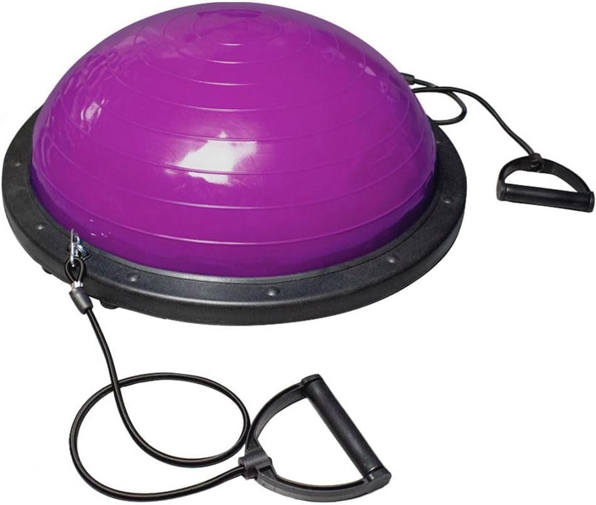 Balans Trainer 58 cm - Geschikt voor Pilates, Yoga en Revalidatie - Halve Gymnastiekbal met Pomp - Uniseks Volwassenen