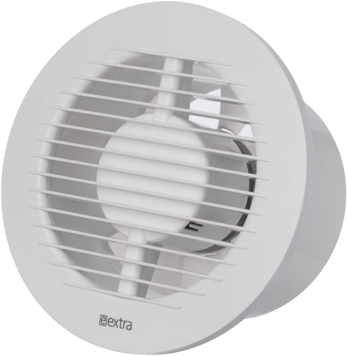 Stille Badkamerventilator Ø 125mm - Efficiënte Muurventilator voor Keuken, Garage, Toilet