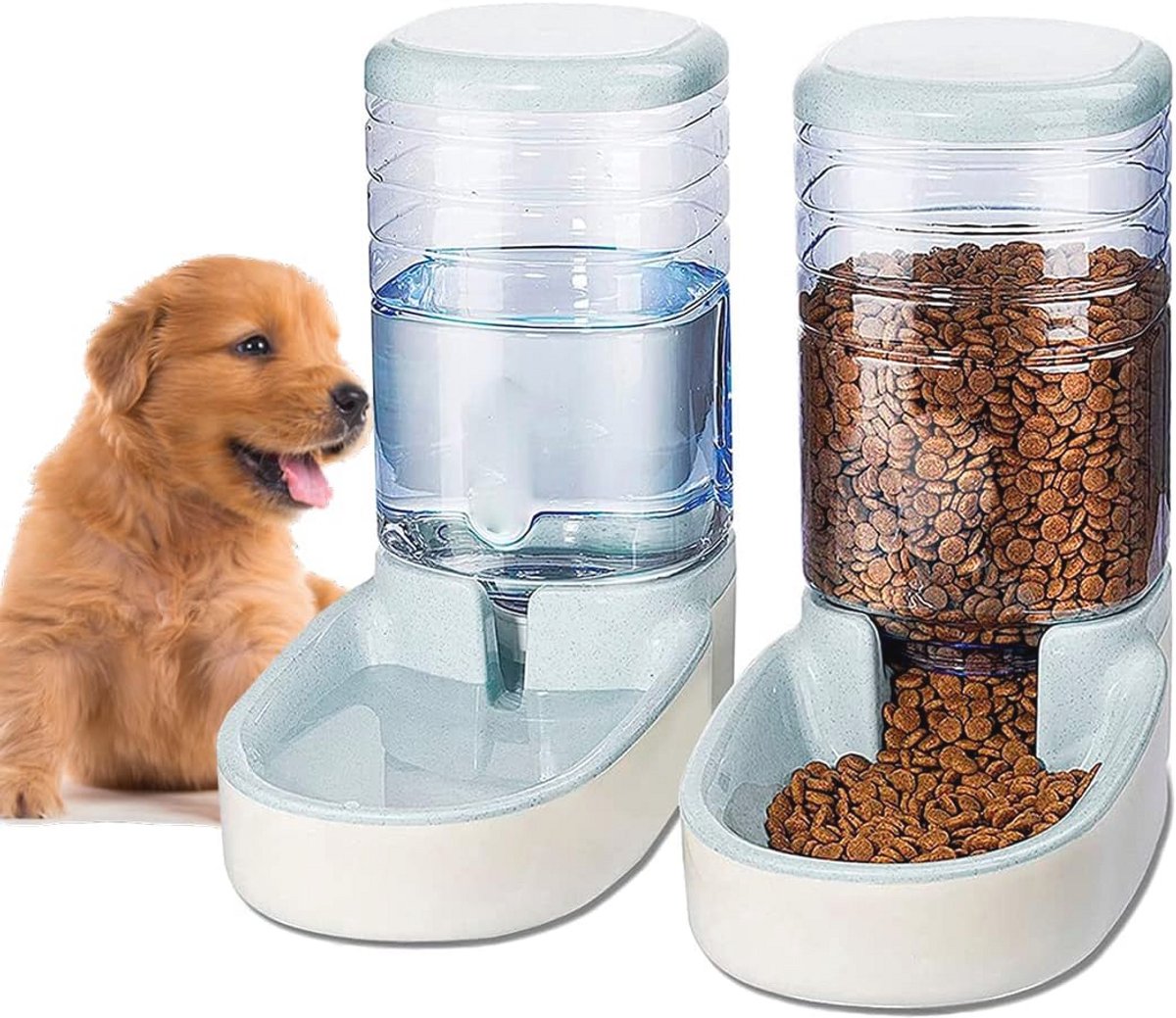 Automatische voerbak en drinkbak voor katten en honden - 3,8 L