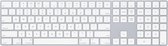 Apple Magic Keyboard with Numeric Keypad - Toetsenbord - Bluetooth - zilver - voor 10.2-inch iPad; 10.5-inch iPad Air; iPad mini 5; iPhone 11, XR, XS, XS Max