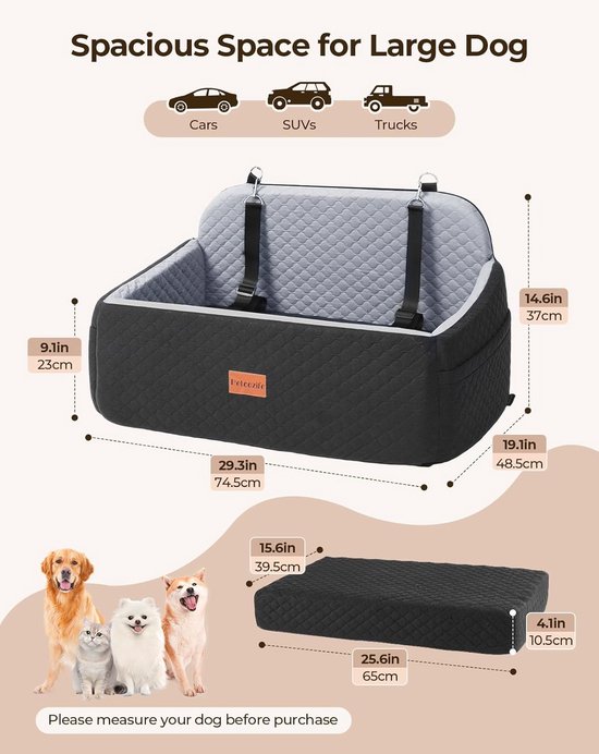 Luxe honden autostoel - Dogs & Co
