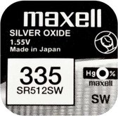 Maxell 18293600 huishoudelijke batterij Wegwerpbatterij SR512SW Zilver-oxide (S)