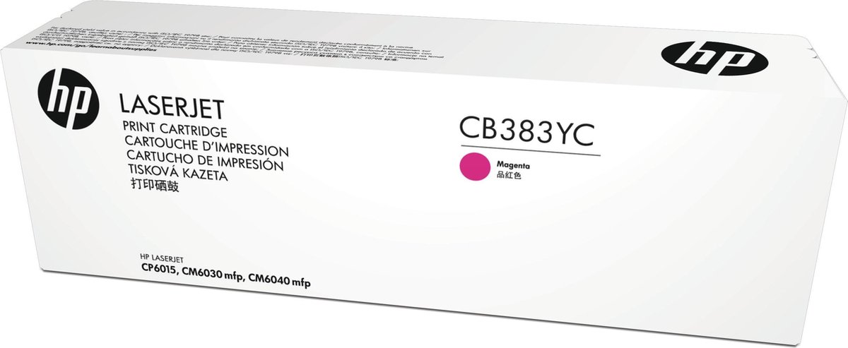 HP CB383YC - Magenta - original - LaserJet - toner cartridge ( CB383YC ) Contract - for Color LaserJet CM6030, CM6040, CP6015