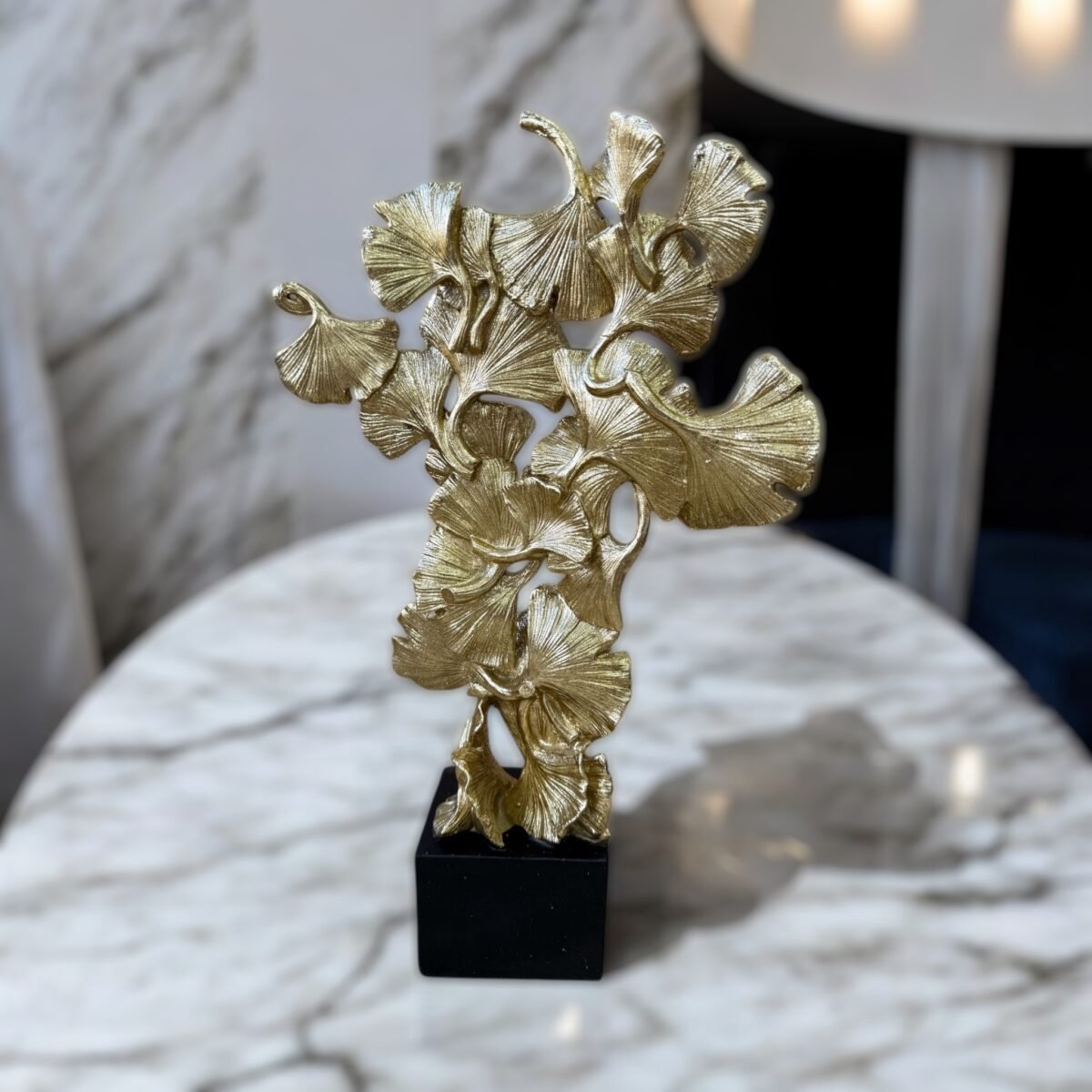 Ekselans EK-350 – Gouden Decoratieve Kunstbeeld – 39 cm