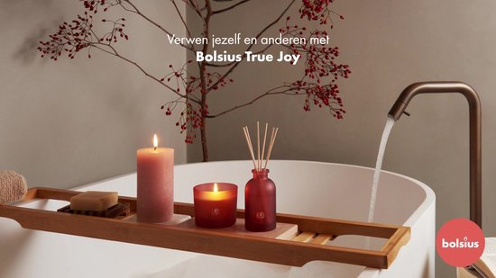 Bolsius - Geurstokjes True Joy - 3 Geuren - Vanilla Delight - Floral Blessings - Woody Wellness - 80 ml - Giftset